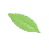 Вафельный листья "Лист розы" Зеленый